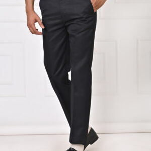 Hydr Men regular fit stretchable black pant